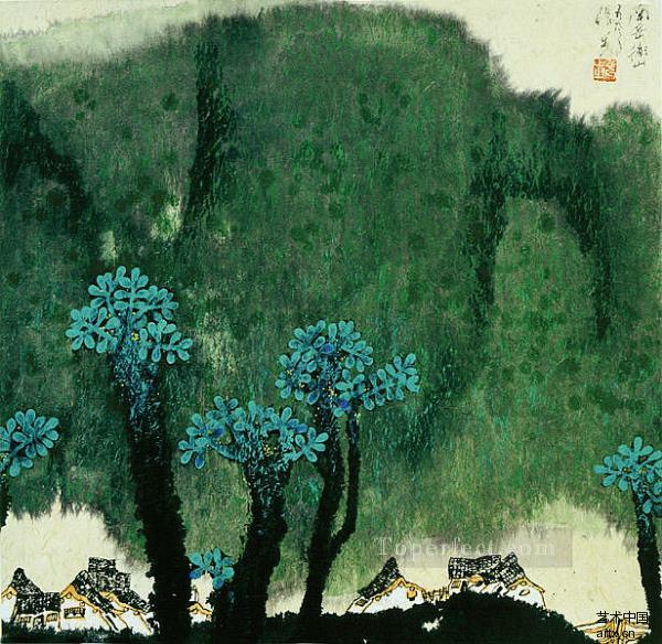 Chinese village Oil Paintings